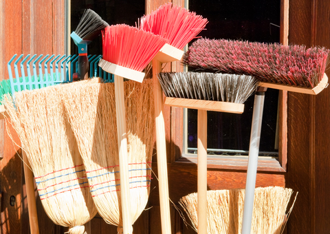 variety of brooms